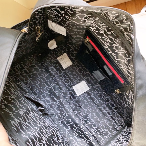 Karl Lagerfeld Bags Karl Lagerfeld Lets Go Travel Duffle Bag Black